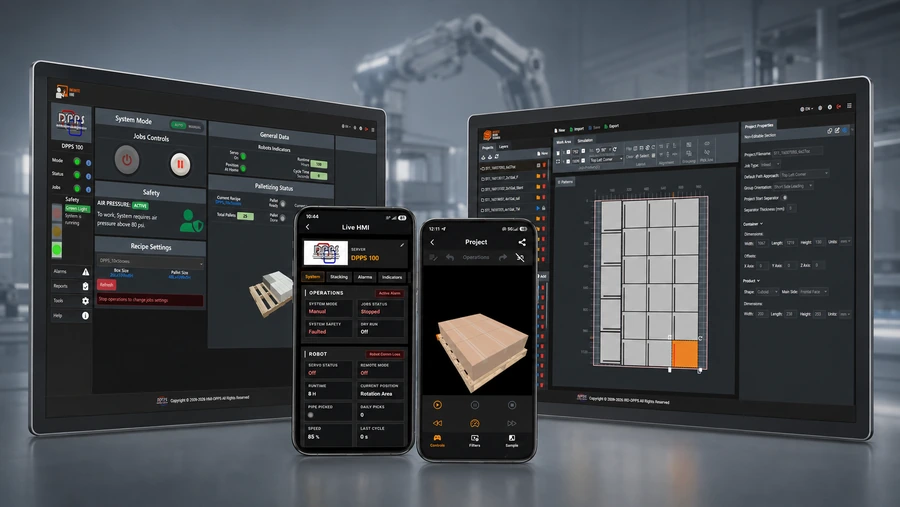Infinite Industrial Automation HMI, Recipe Designer, and mobile applications