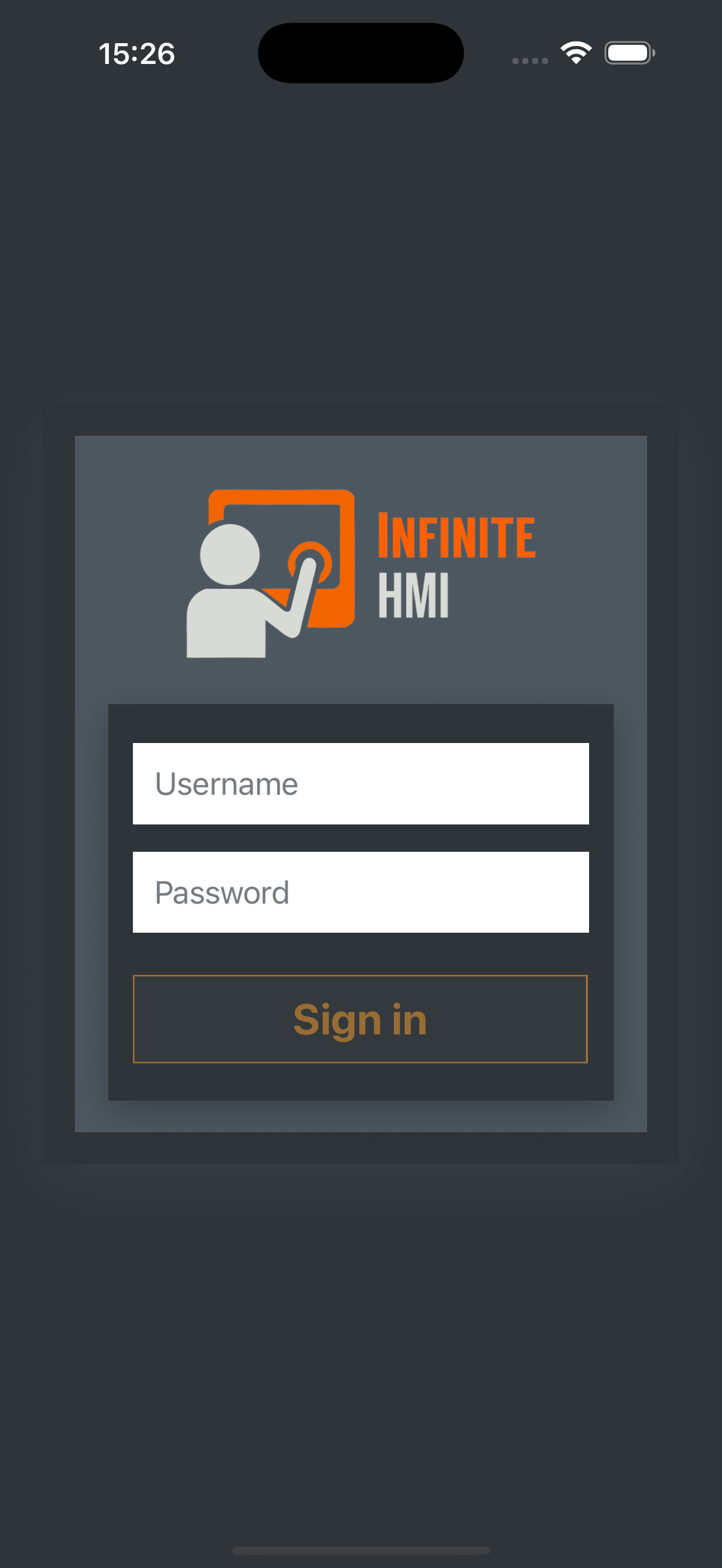 Login Screen sample