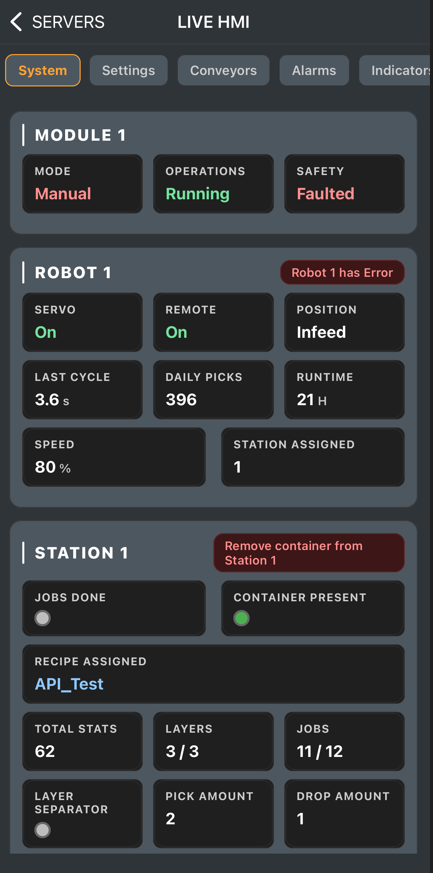 Live Screen overview