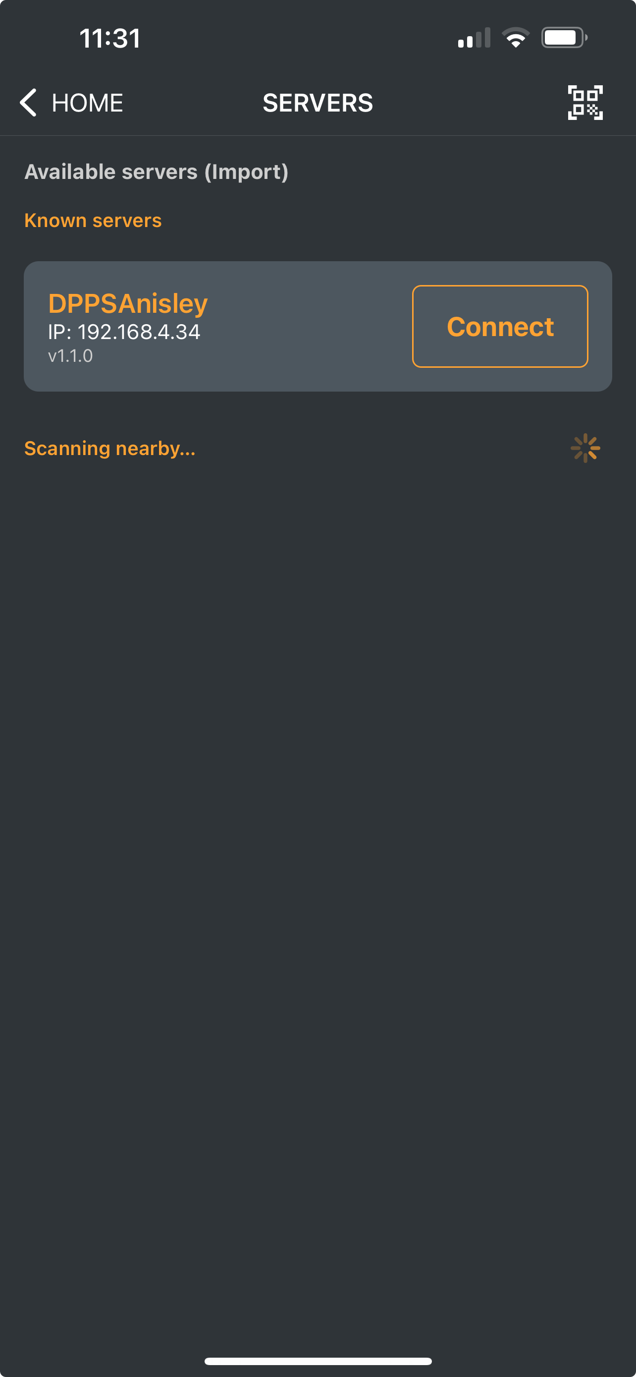 Export servers