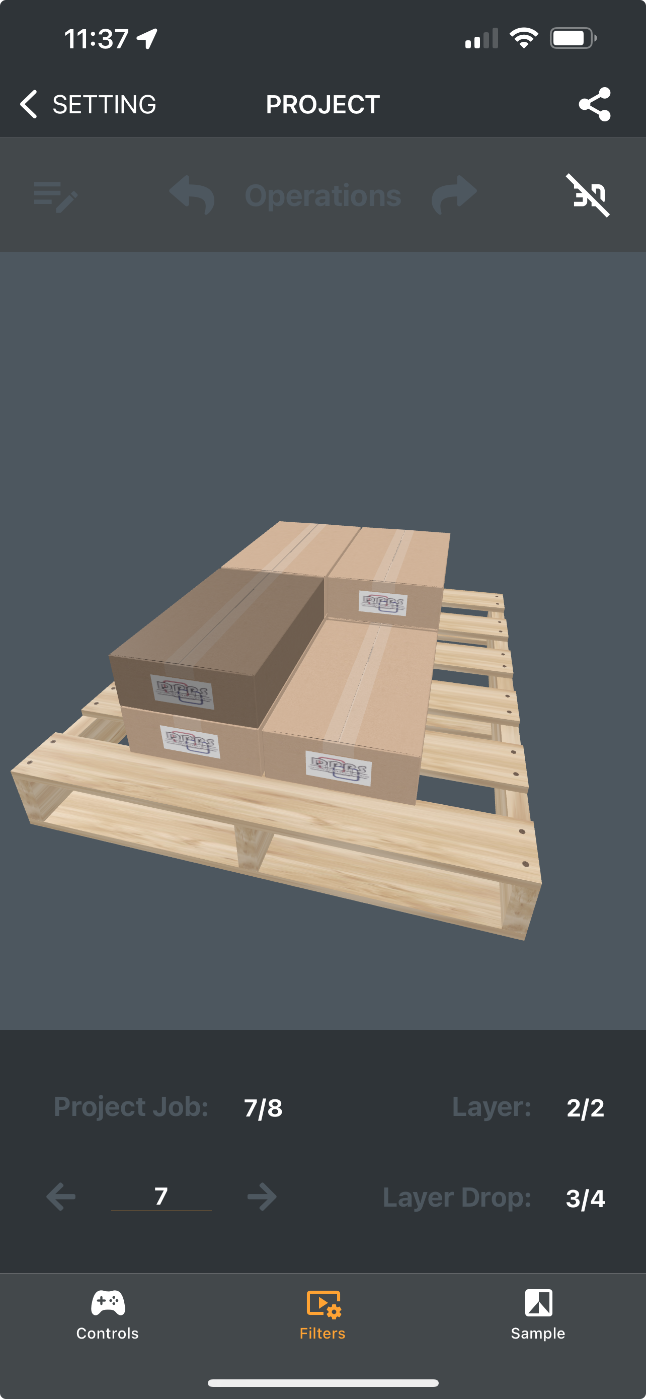 Simulation preview