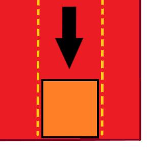 straight bottom side movement