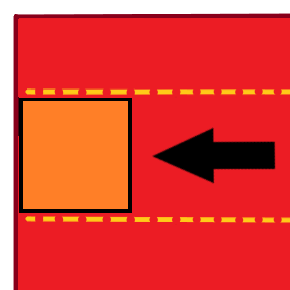straight left side movement