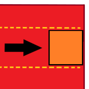straight right side movement