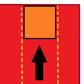 straight top side movement